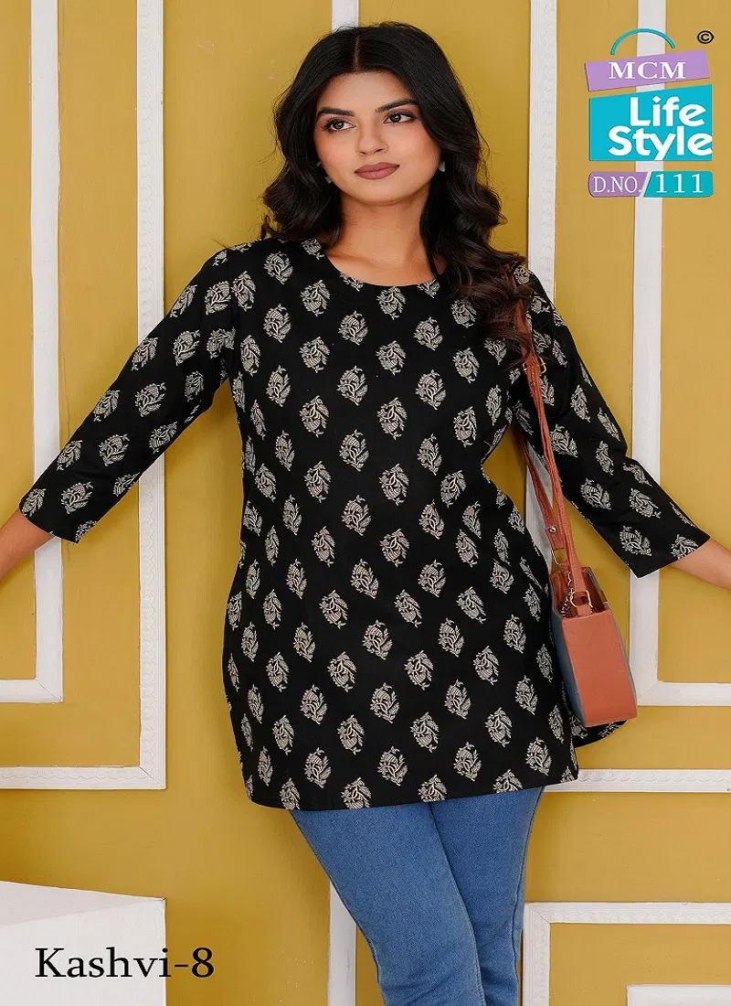 Kashvi Vol 8 By Mcm Fancy Cotton Wholesale Ladies Top Suppliers In Mumbai
